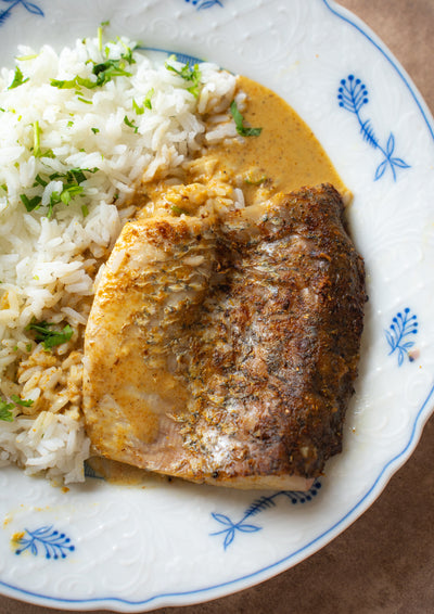 Salmon en Papillote with Citrus & Sambar Sauce