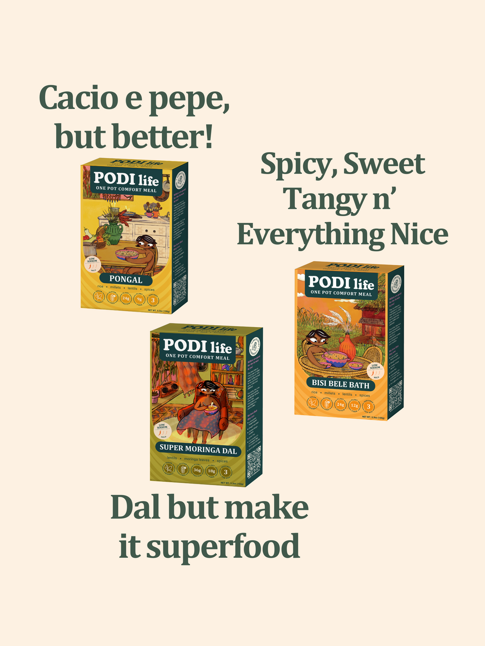 One Pot Comfort Meal Trio